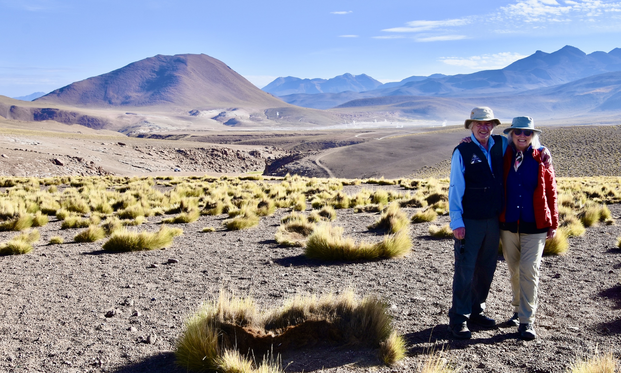 Above the El Tatio Geysers