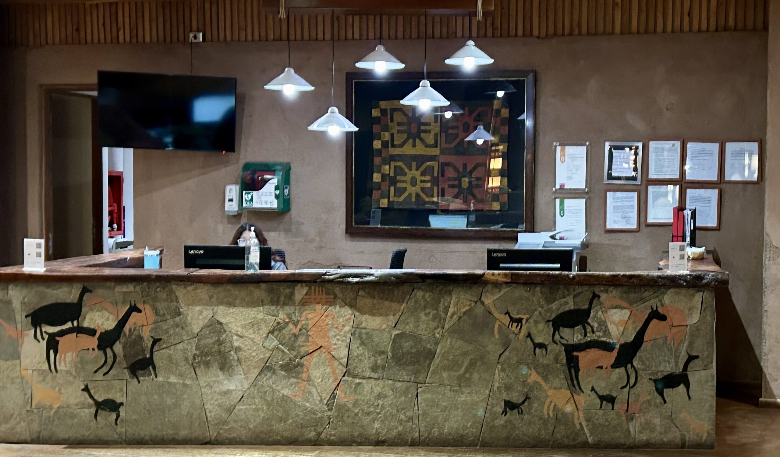 Reception Desk, Hotel Cumbres de San Pedro