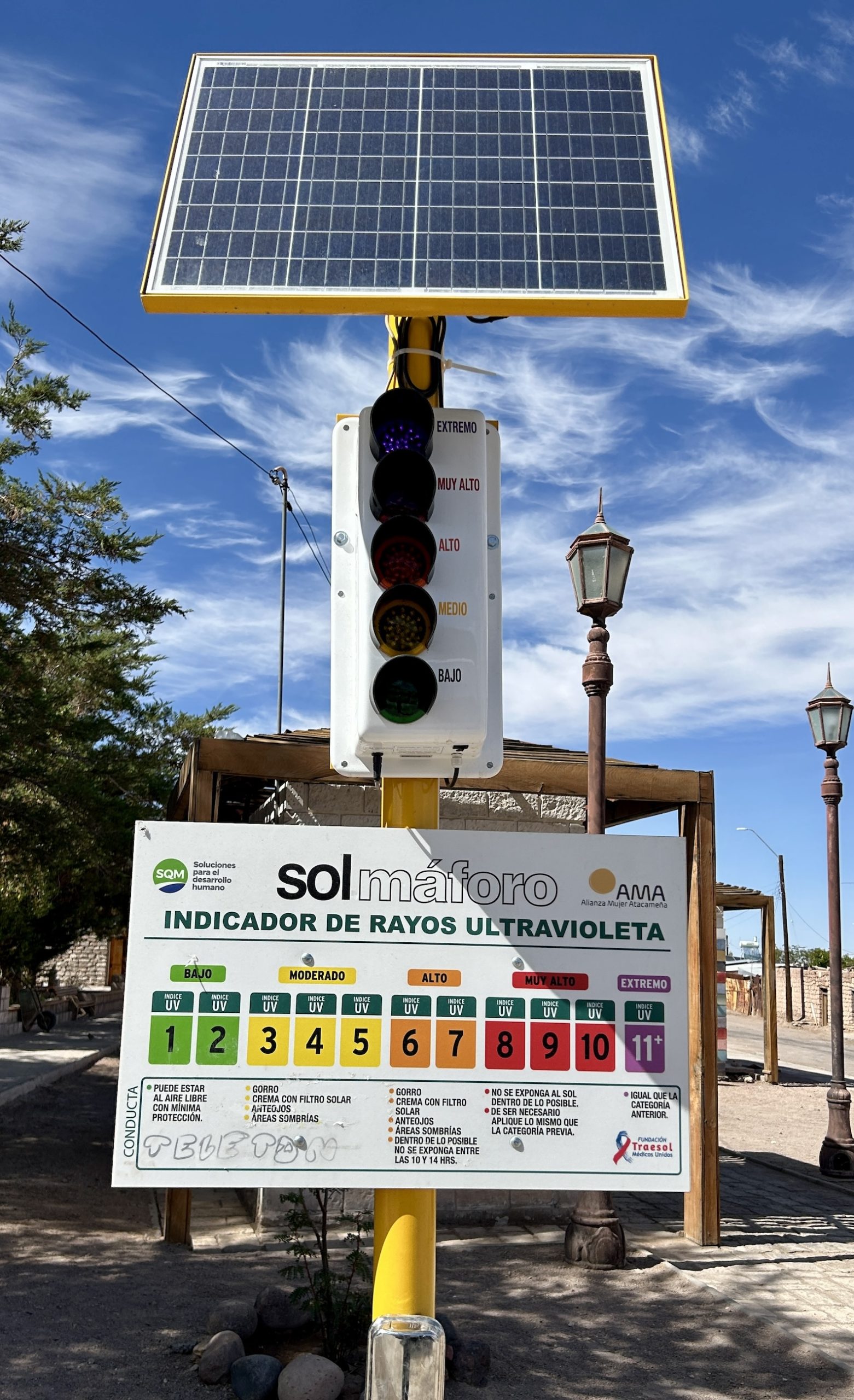 UV Index at 11 + in the Atacama Desert