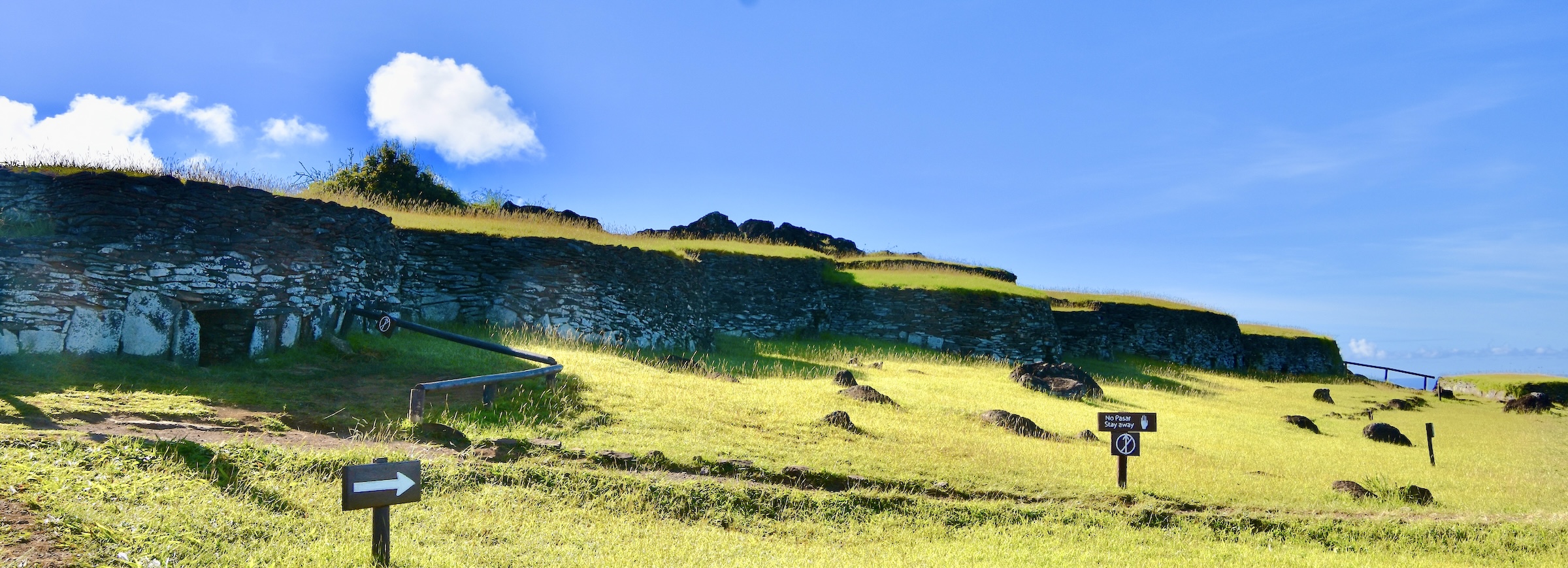 Orongo Ceremonial Houses, Rapa Nui