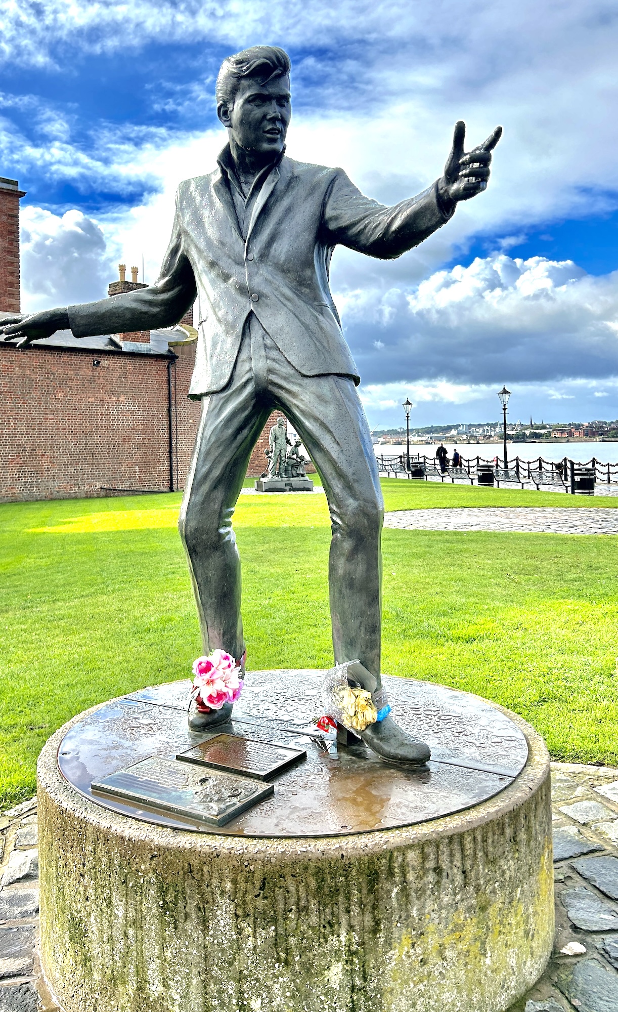 Billy Fury on the Liverpool Waterfront