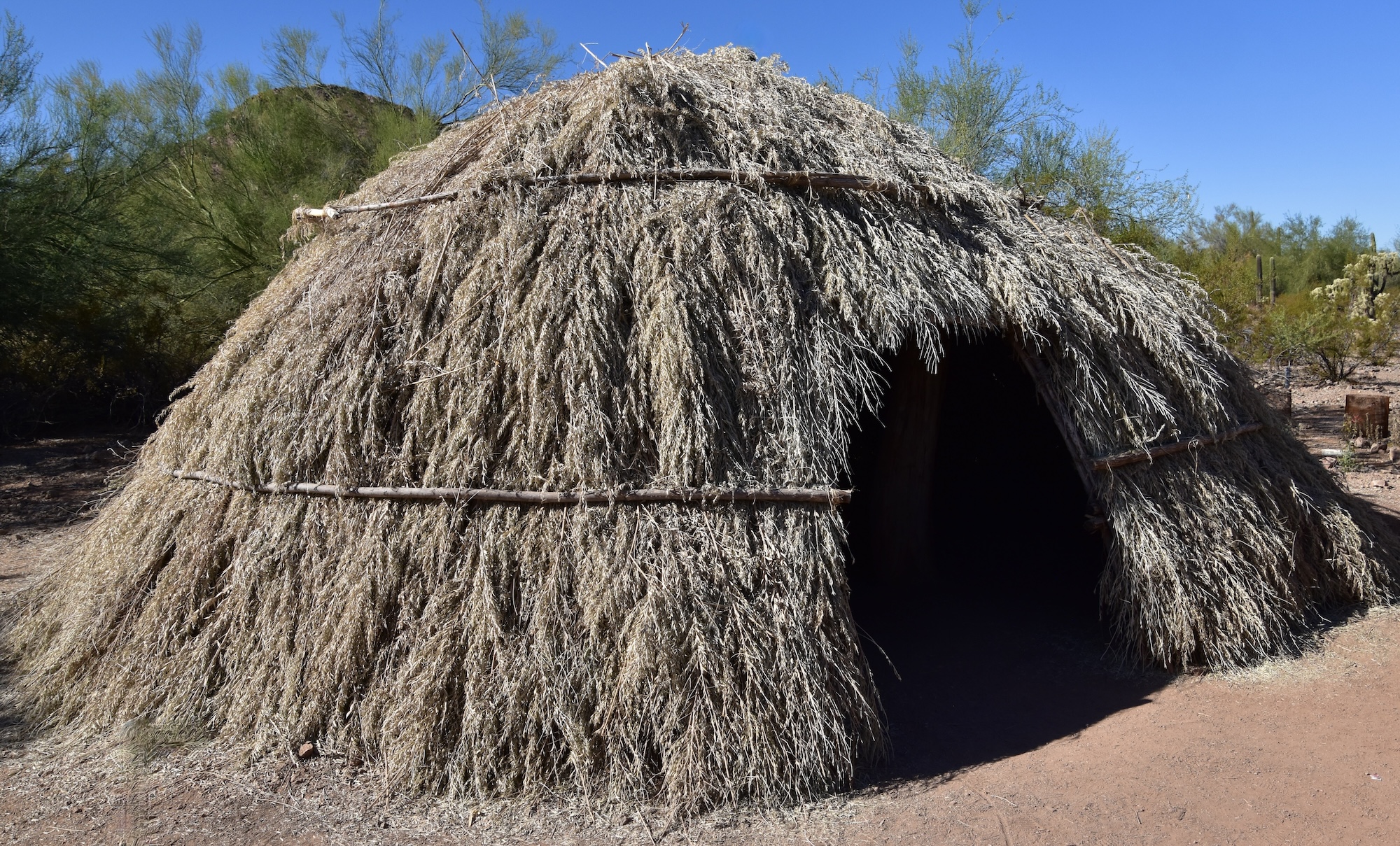 Traditional Akimel O'odham Dwelling, Desert Botanical Garden