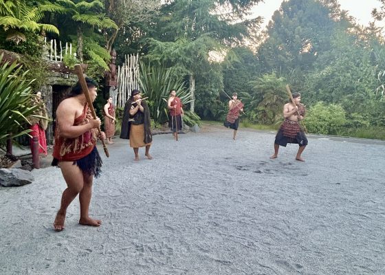 Maori Welcome to Our Village