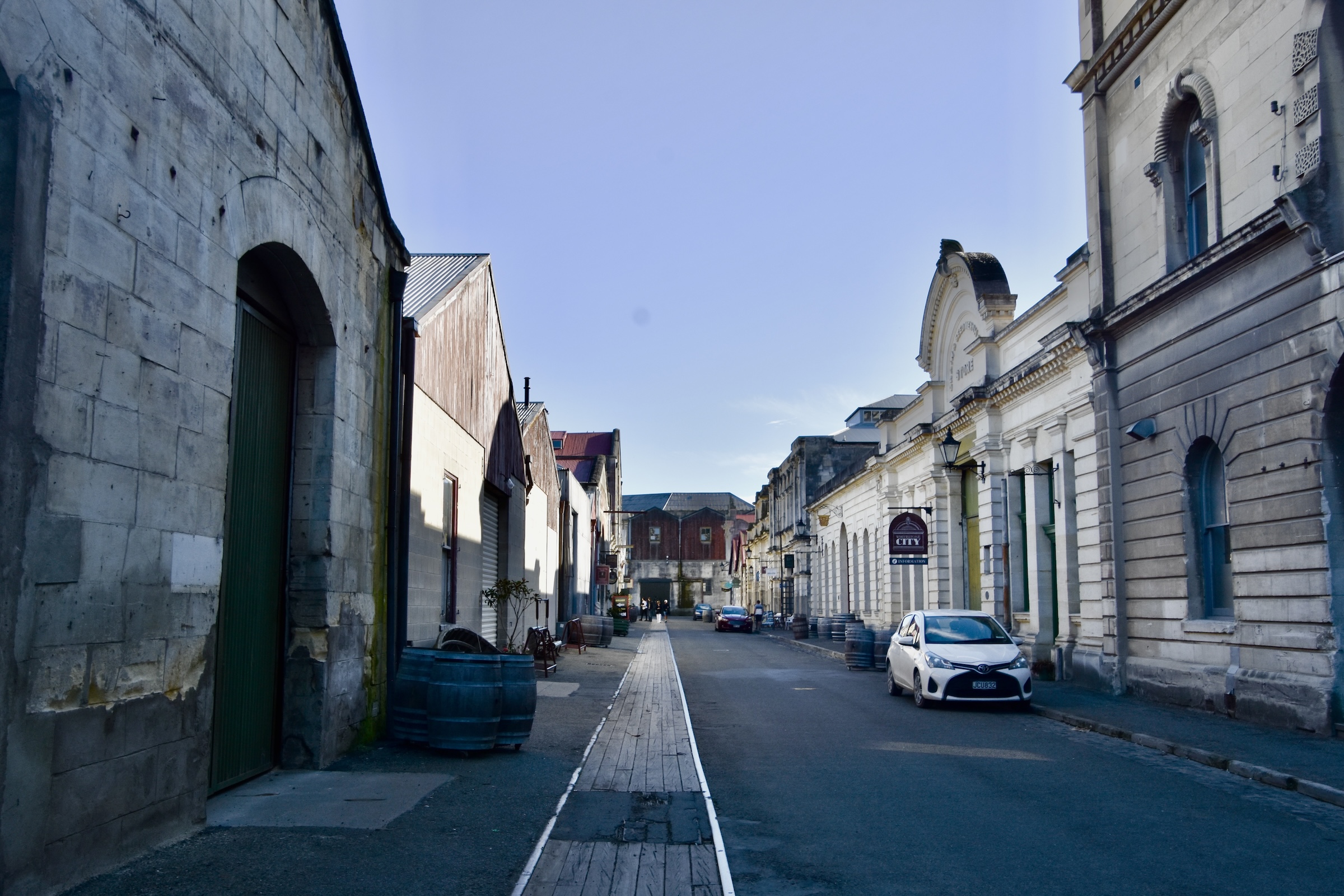Harbour Street, Oamaru not far from Moeraki