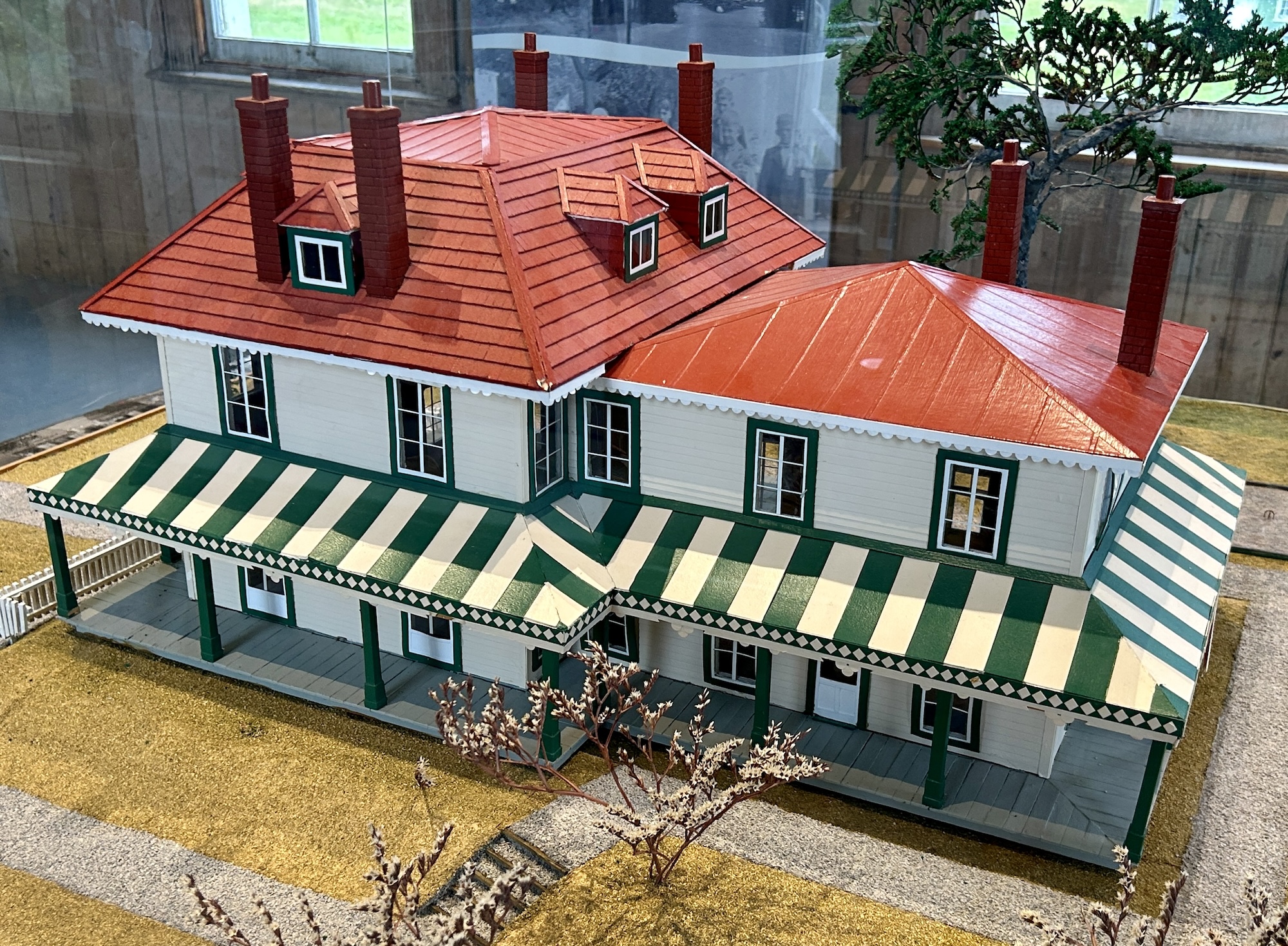 Model of the Burnt Down Superintendent's House, Grosse Ile