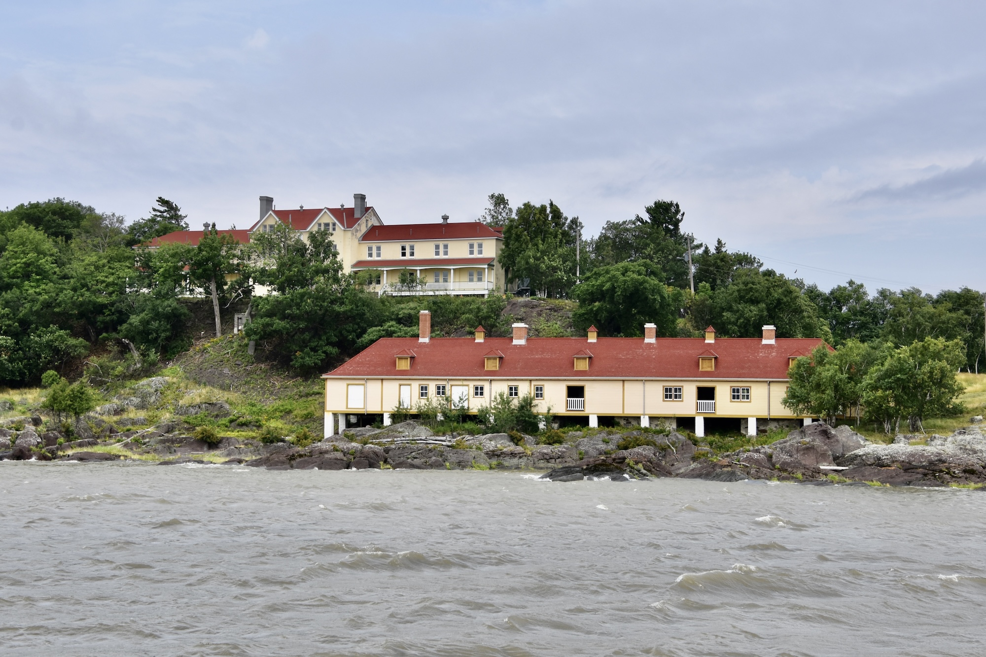 Restored Buildings on Grosse Ile