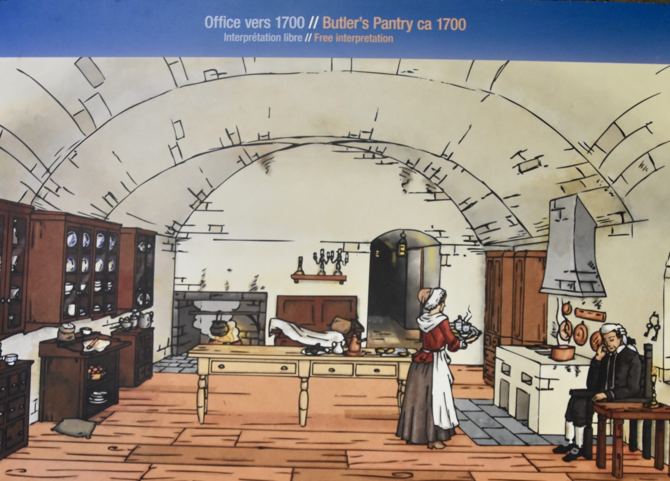 Chateau Saint-Louis Butler's Pantry
