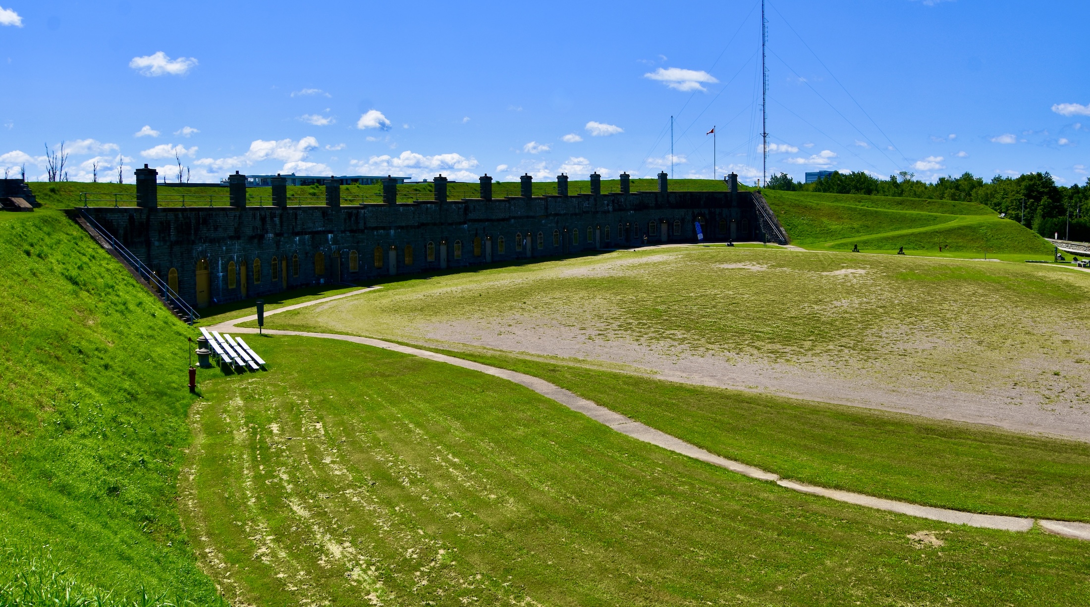 Fort Levis Casements and Parade Ground