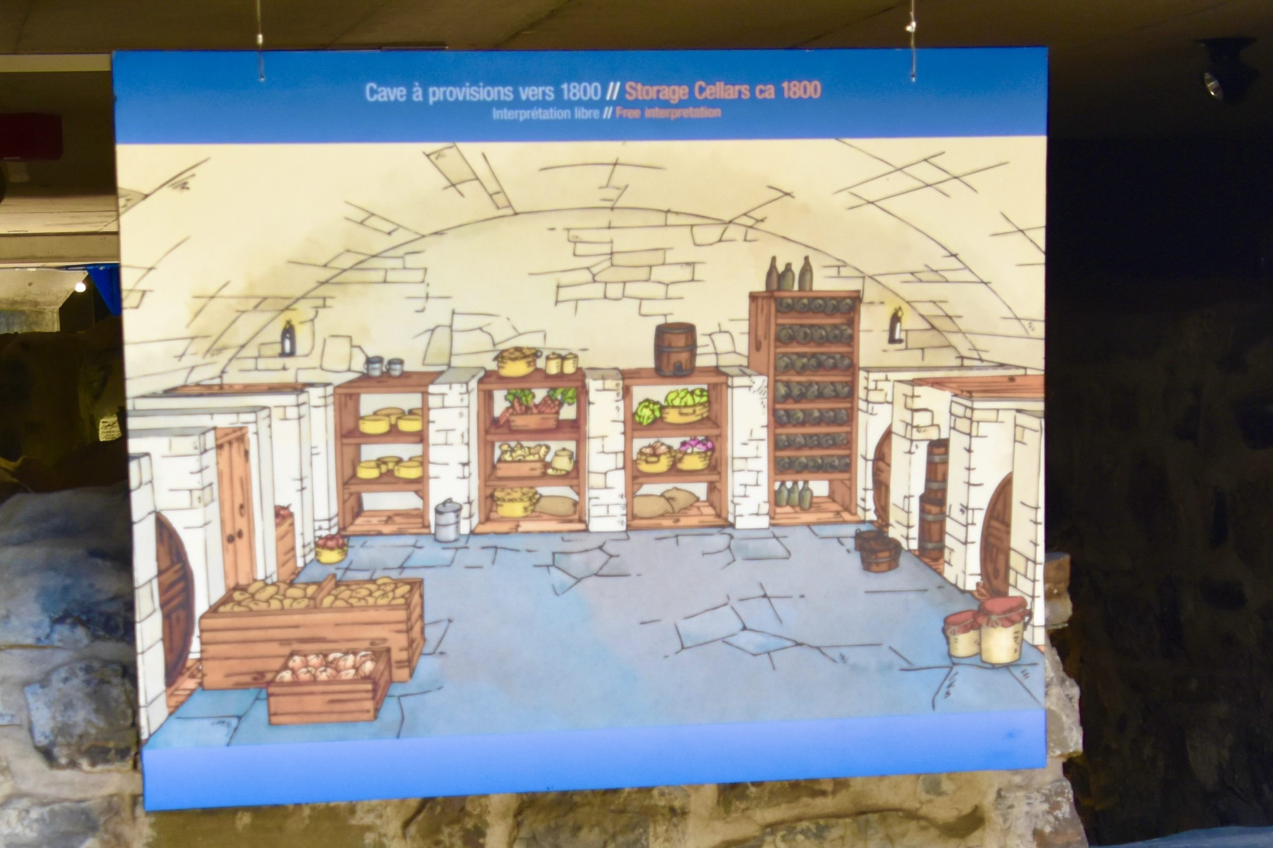 Storage Cellar, Chateau Saint-Louis