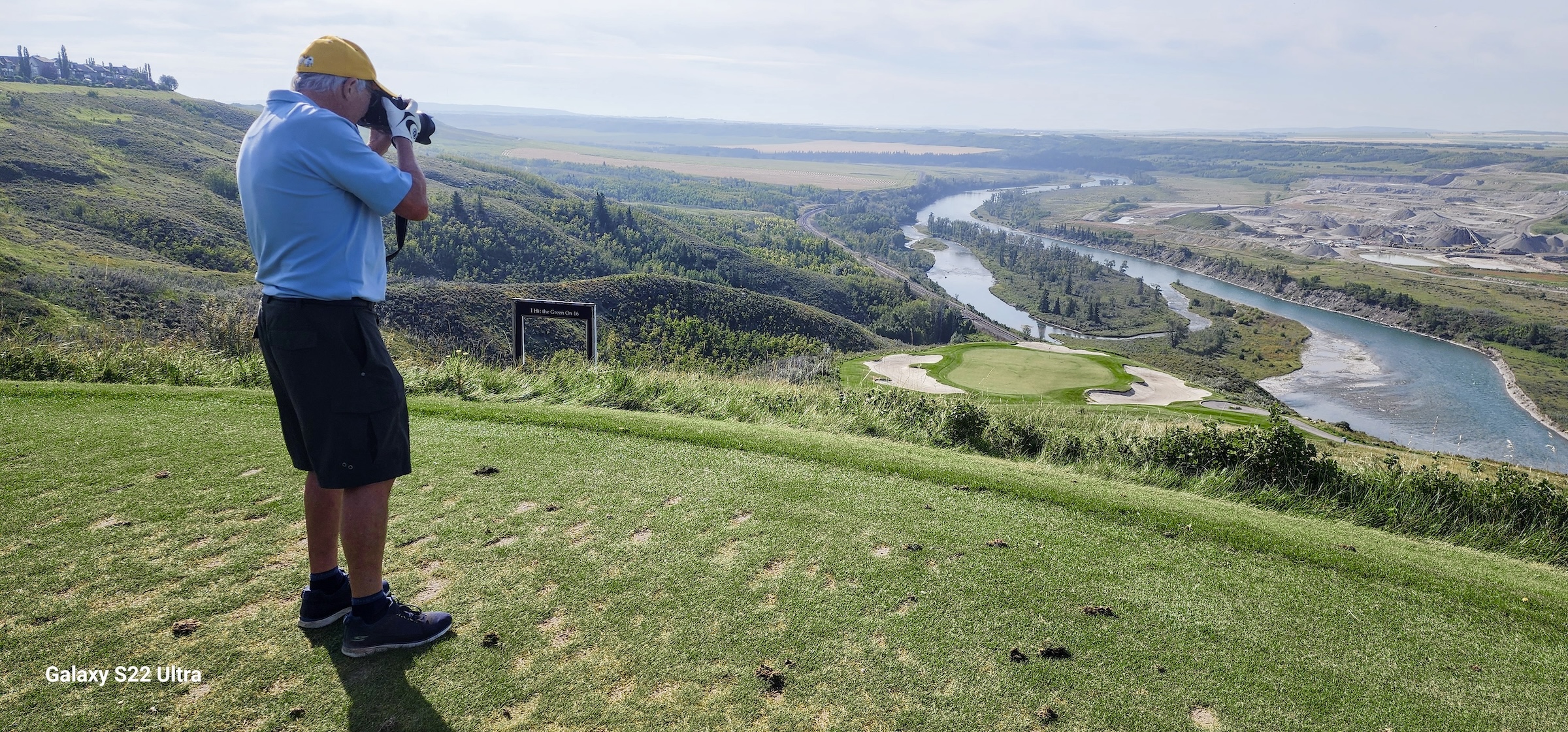 Photographing the 16th Hole at The Links of GlenEagles