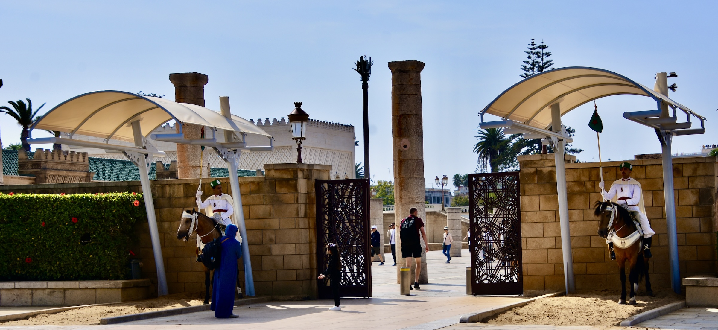 Entrance to the Mausoleum Complex, Rabat