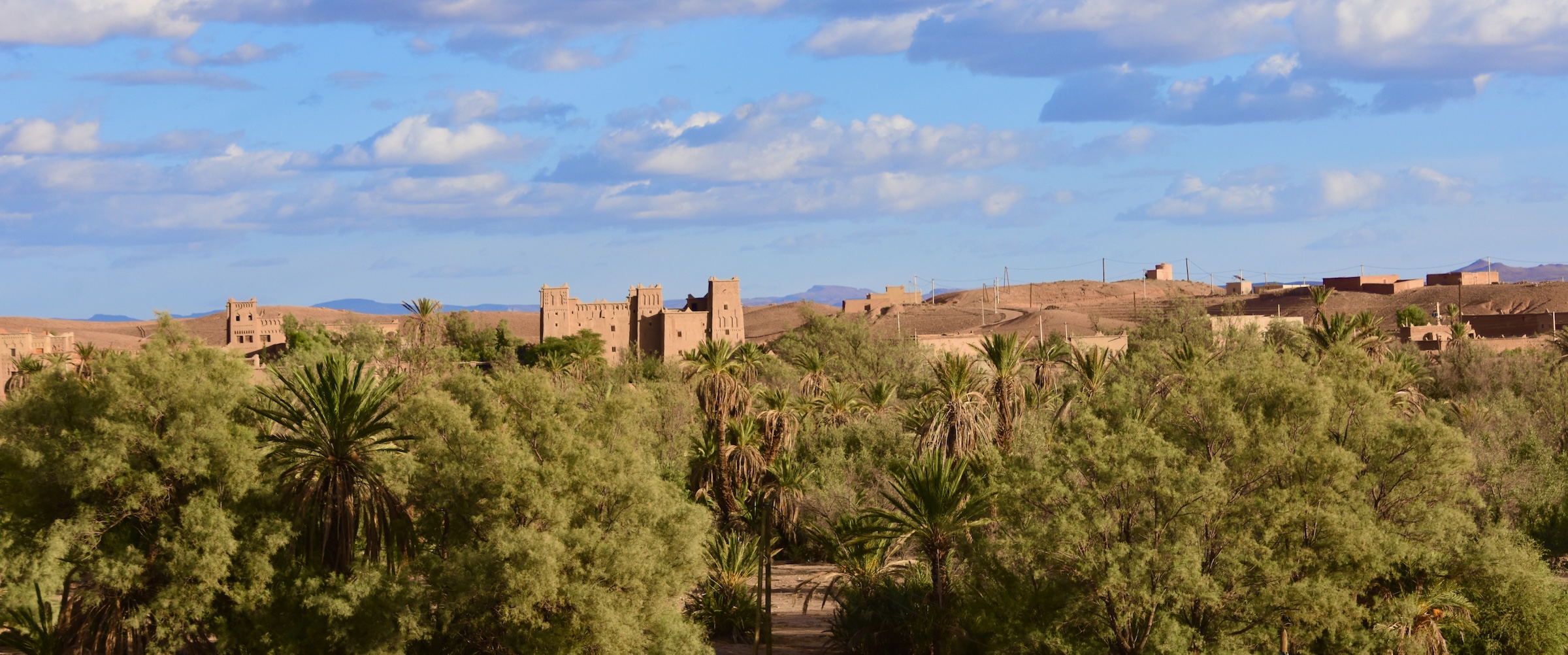 View from the Amridil Kasbah, Morocco