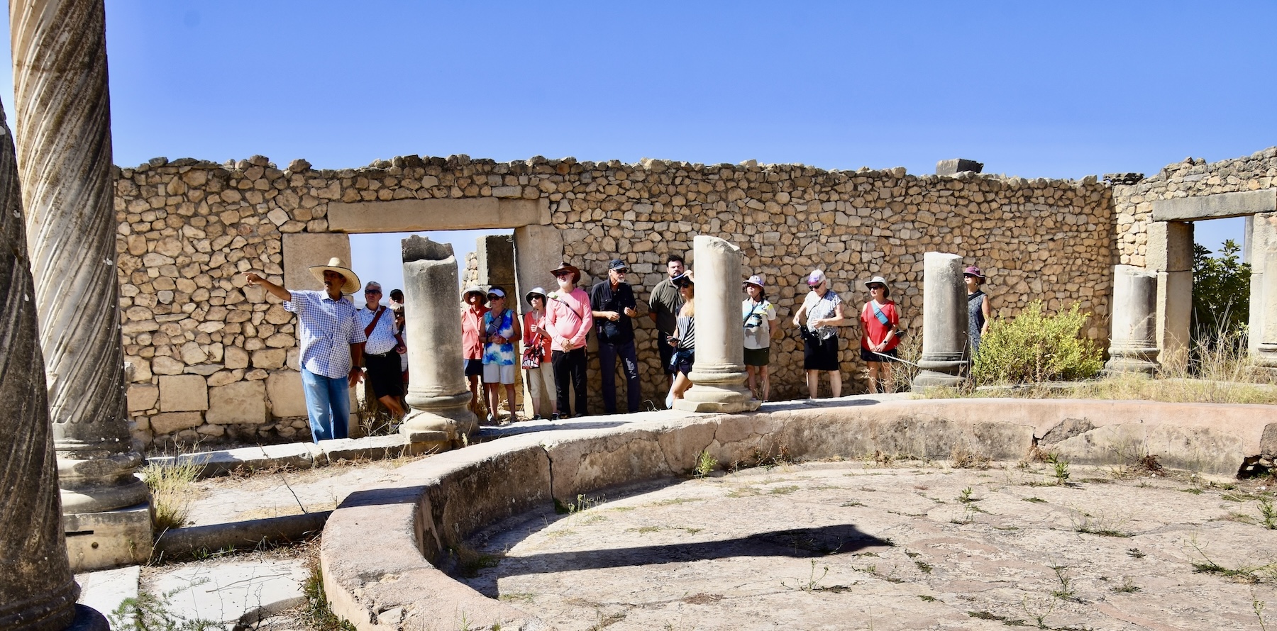 AA Group with Local Guide Alaj, Volubilis