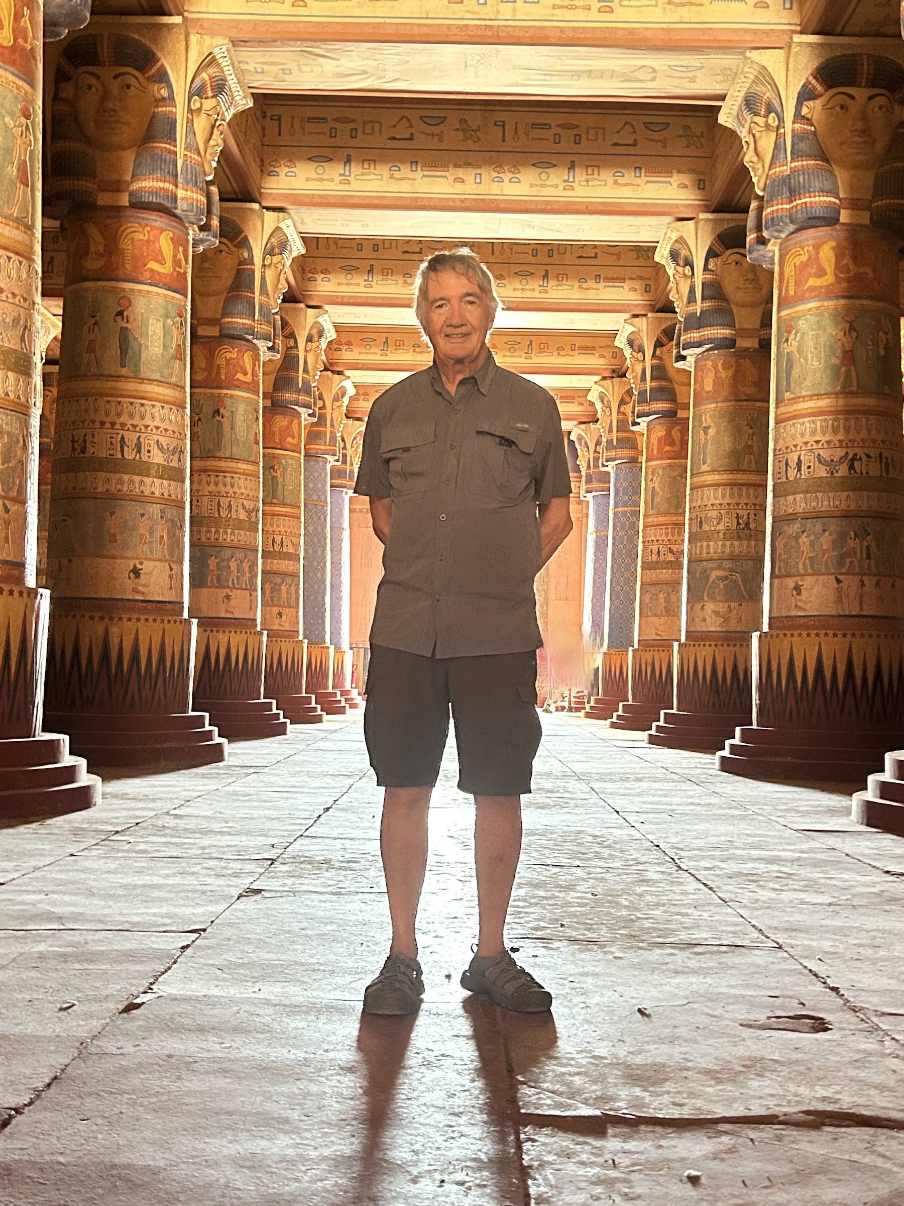 In the Egyptian Temple, Atlas Studios