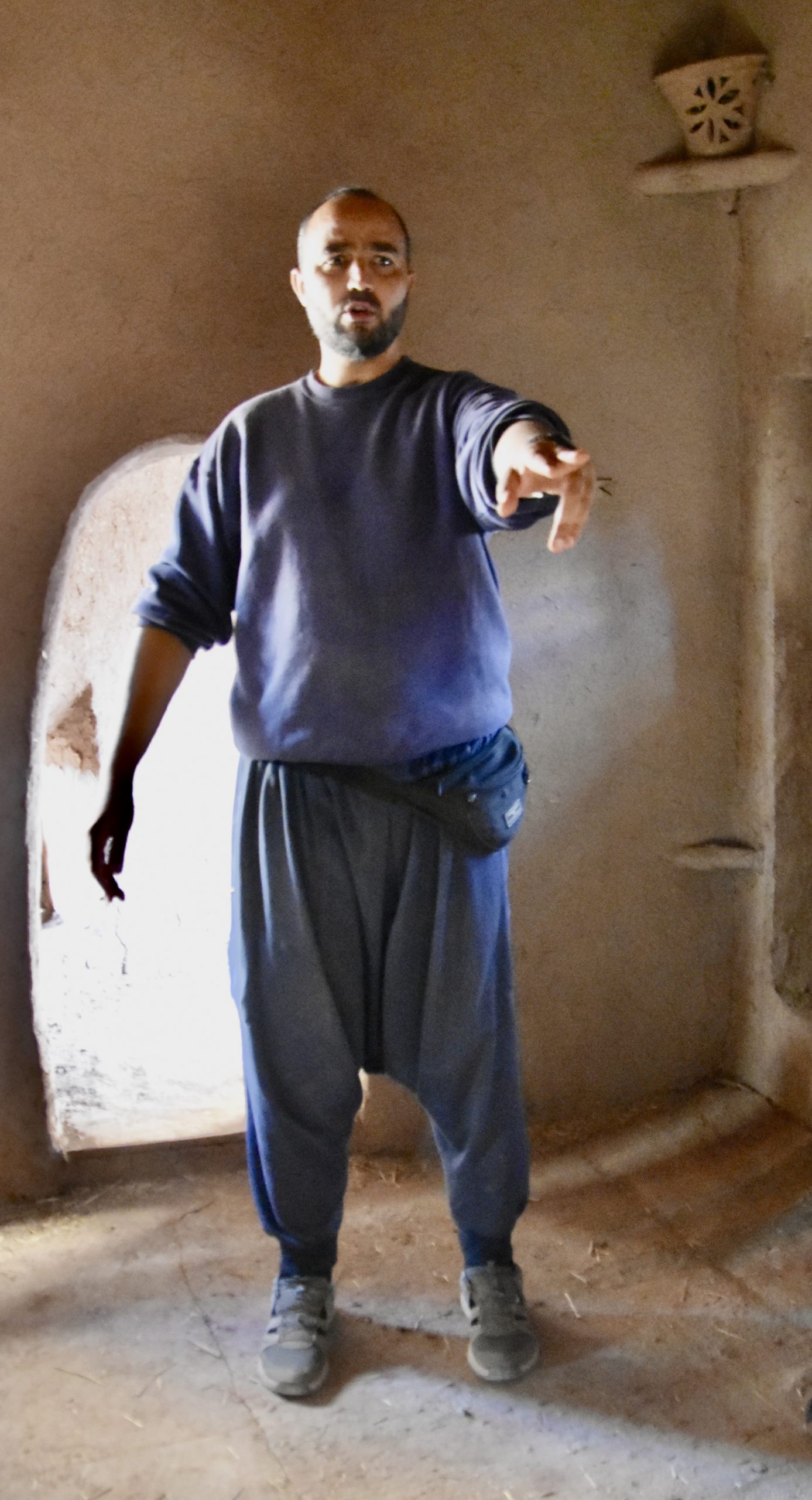 Our Hilarious Guide at Kasbah Amridil