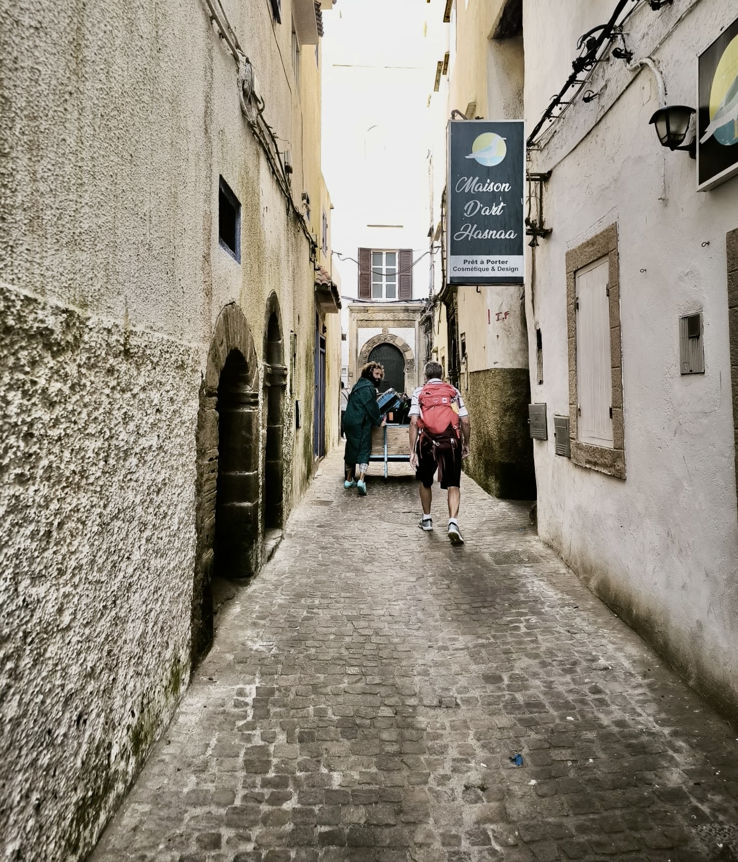 On the Way to the Riad Mimouna, Essaouira
