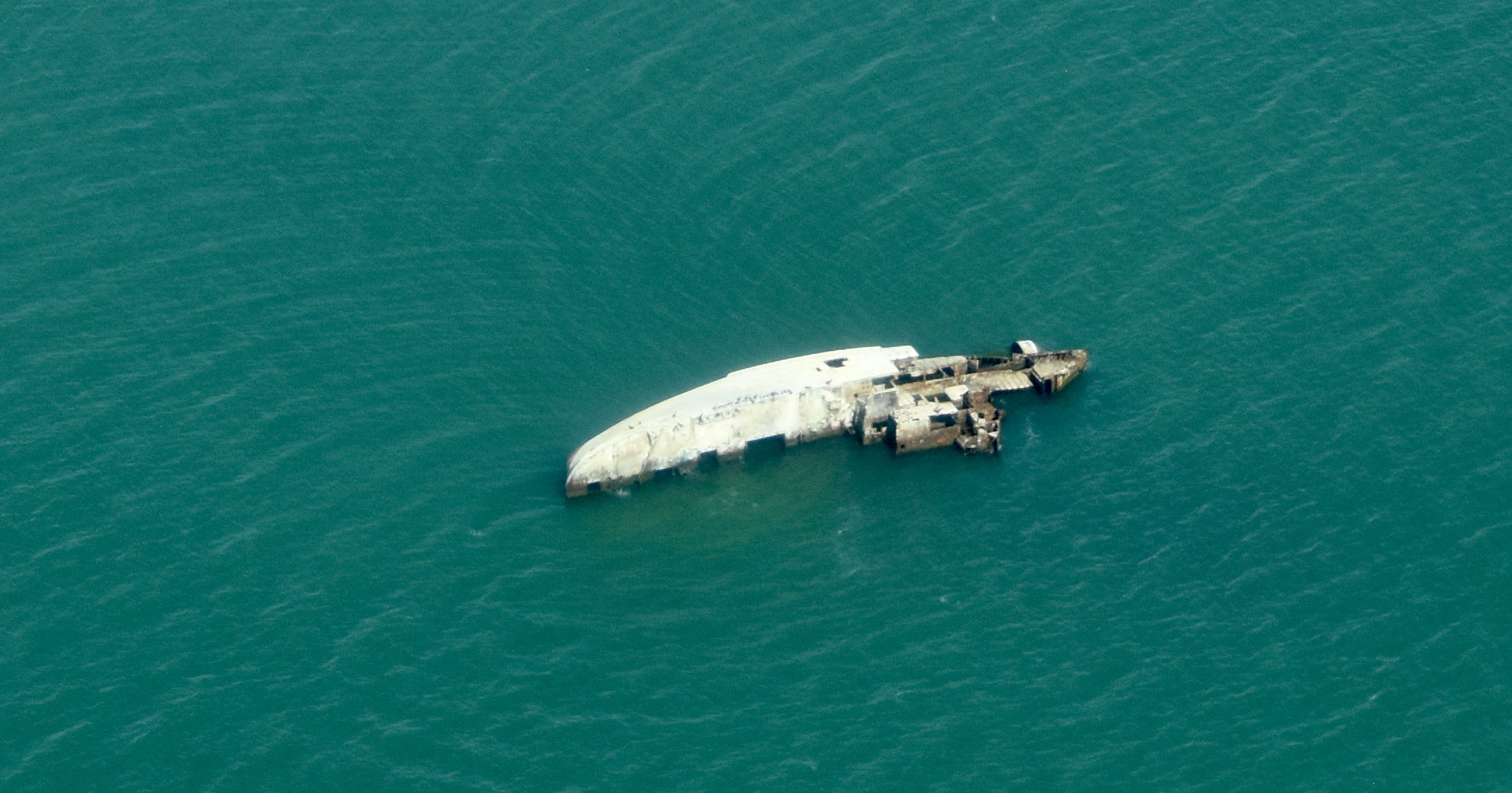 Sunken Ship on the way to the Nazca Lines