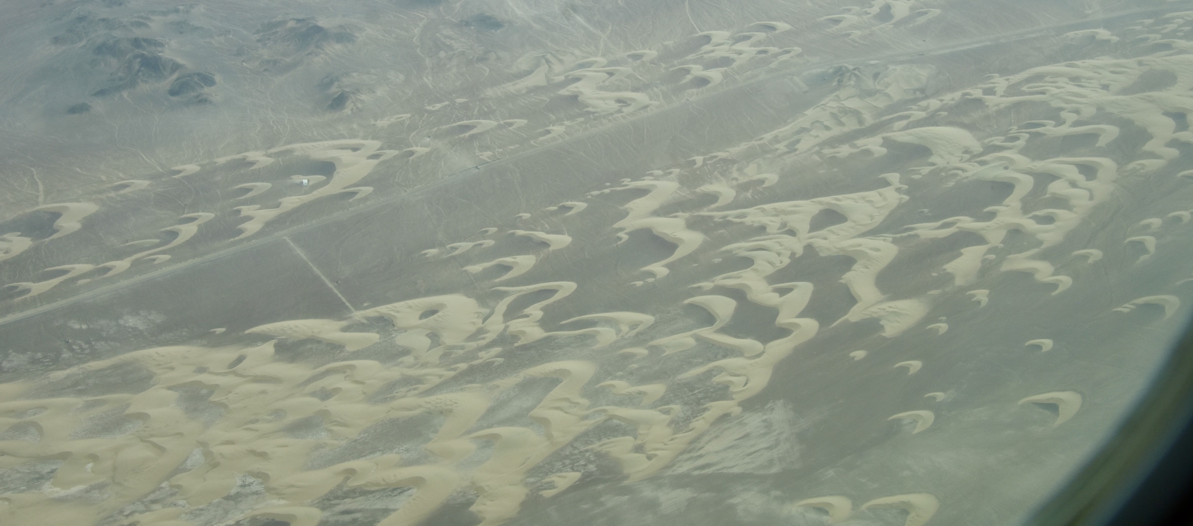 Barchan Dunes on the Way to the Nazca Lines