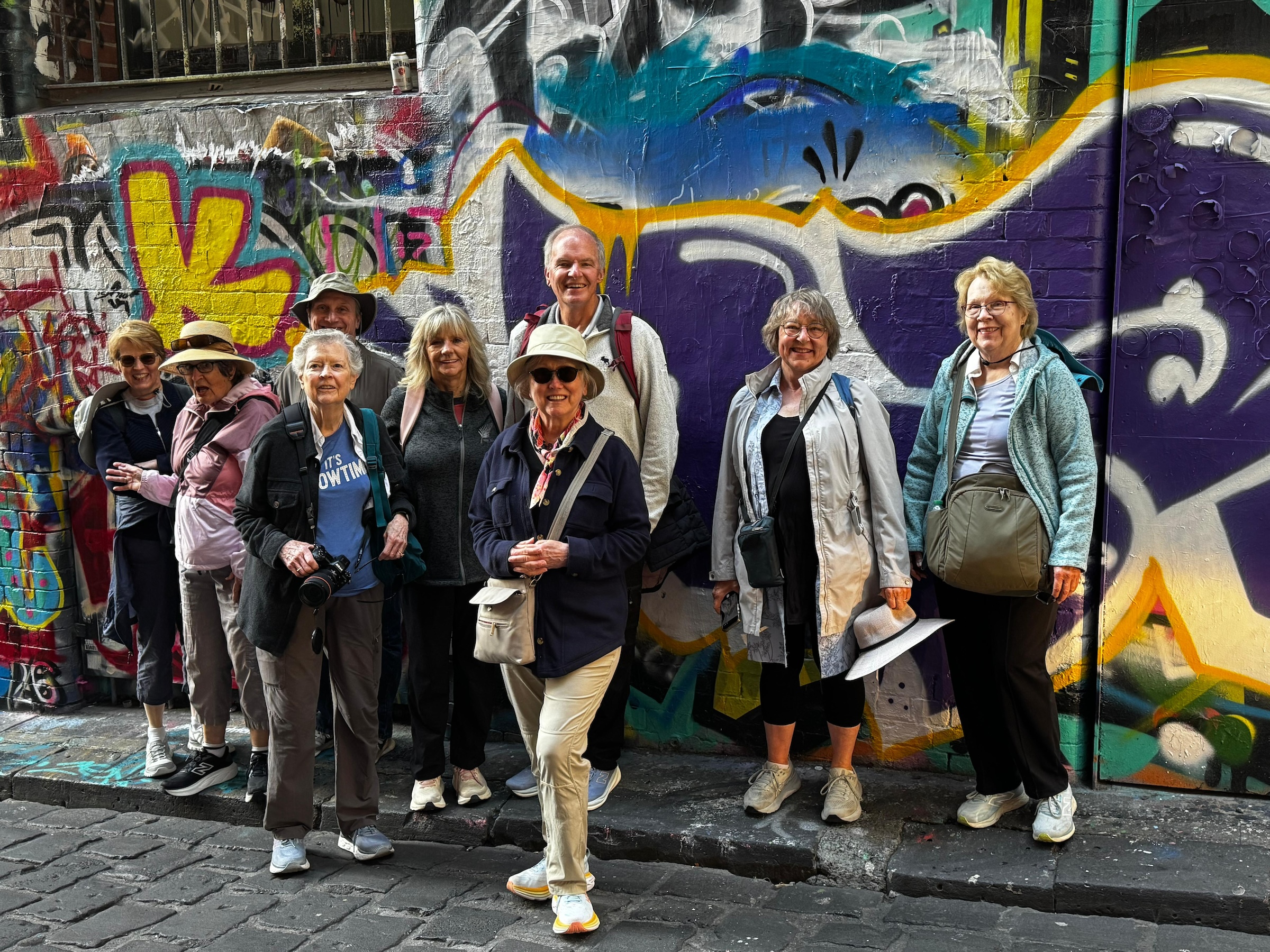 AA Group at Hosier Lane, Melbourne