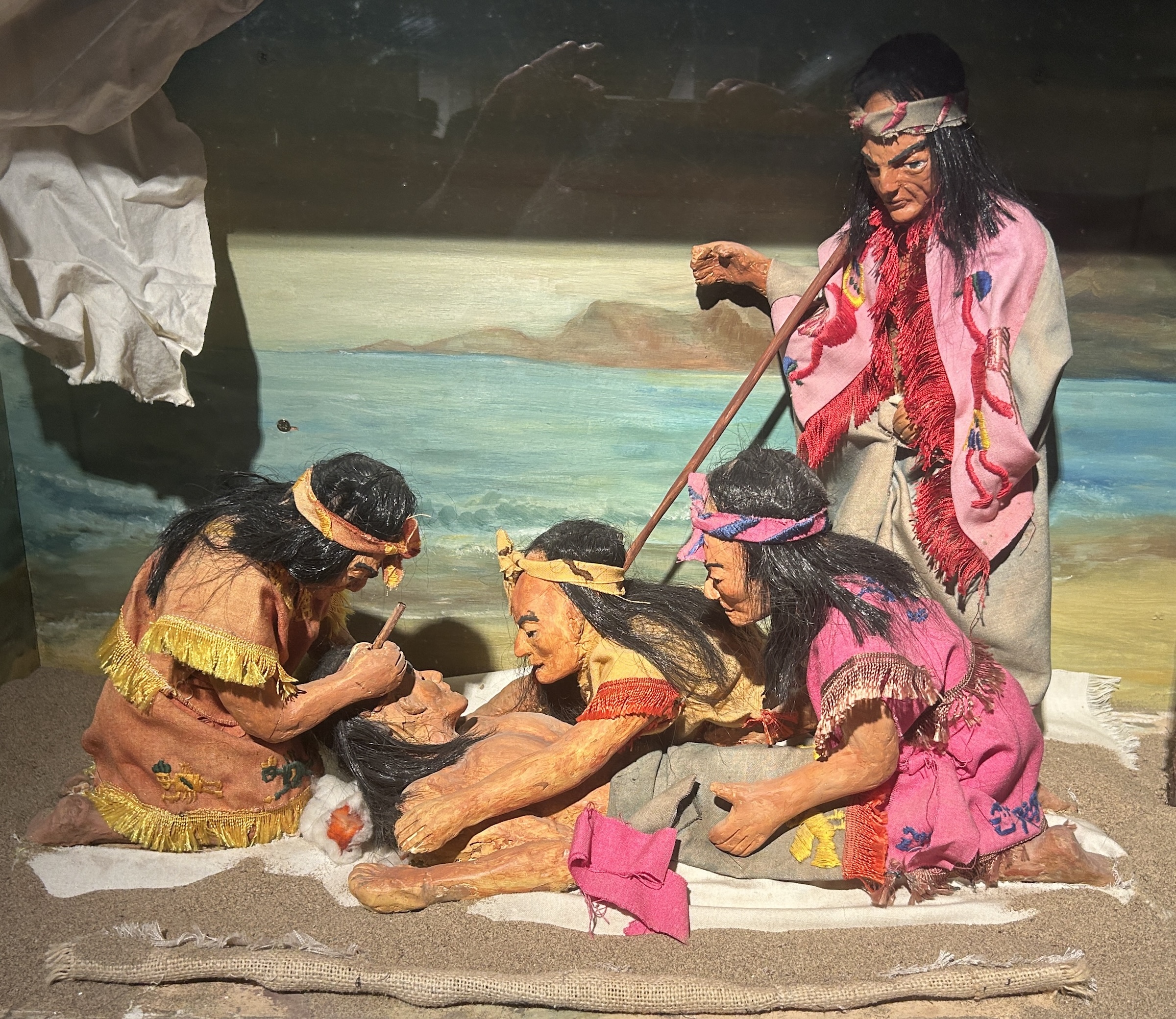 Trepanation Diorama, Adolfo Jenkins Museum, Ica, Peru