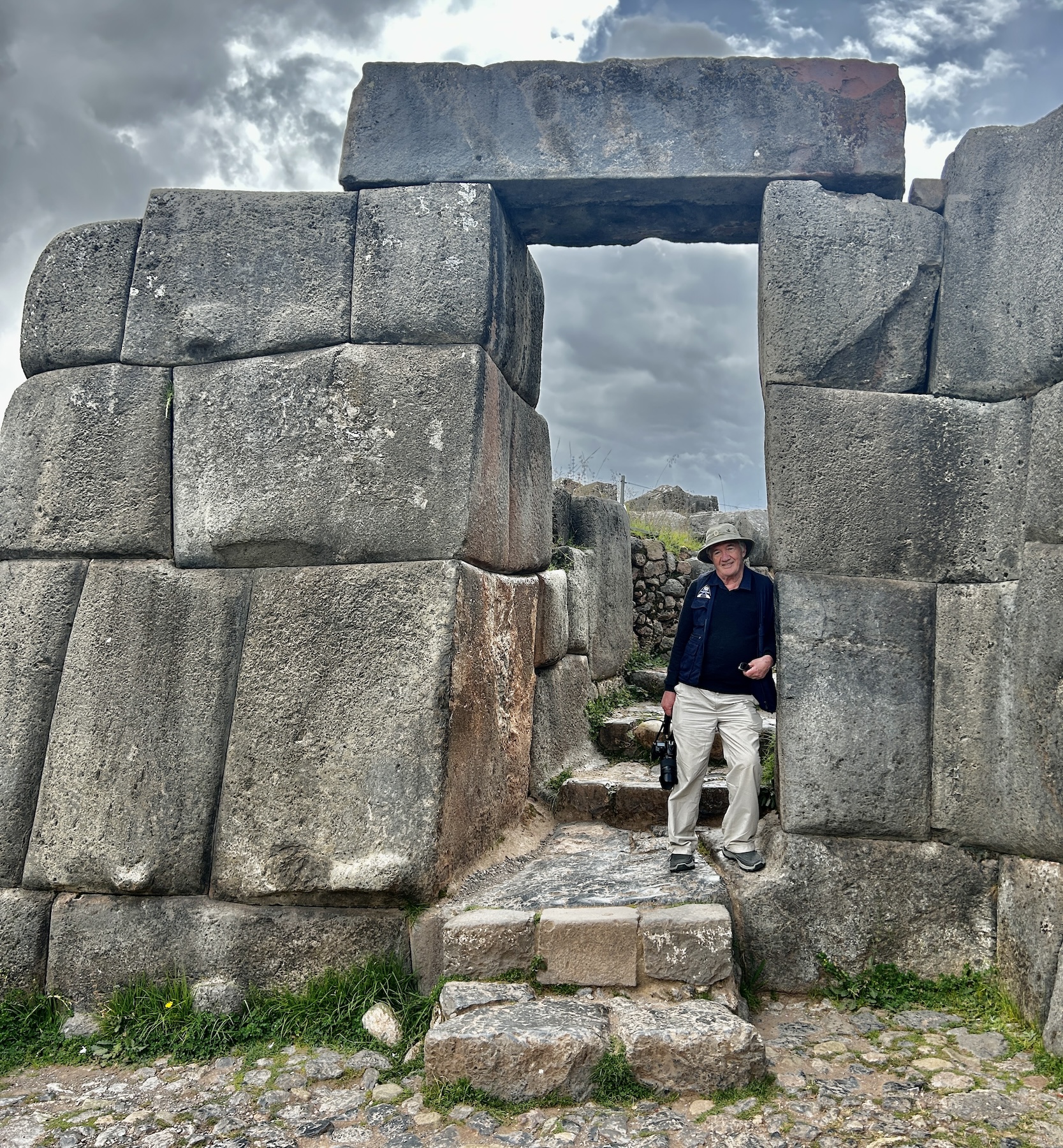 Under a Saqsaywaman Lintel Around Cusco