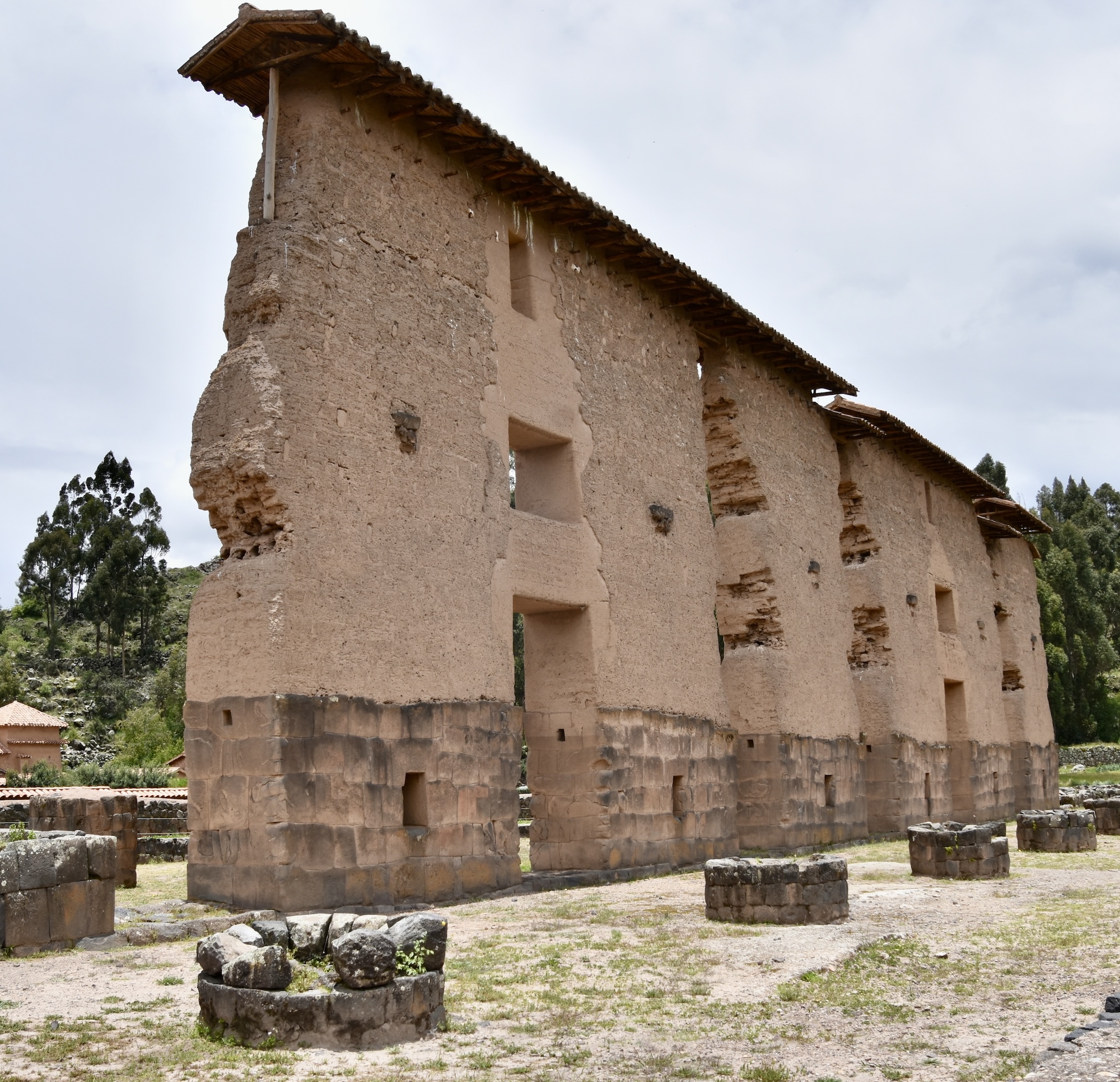 Back View of the Temple of the Sun, Raqchi