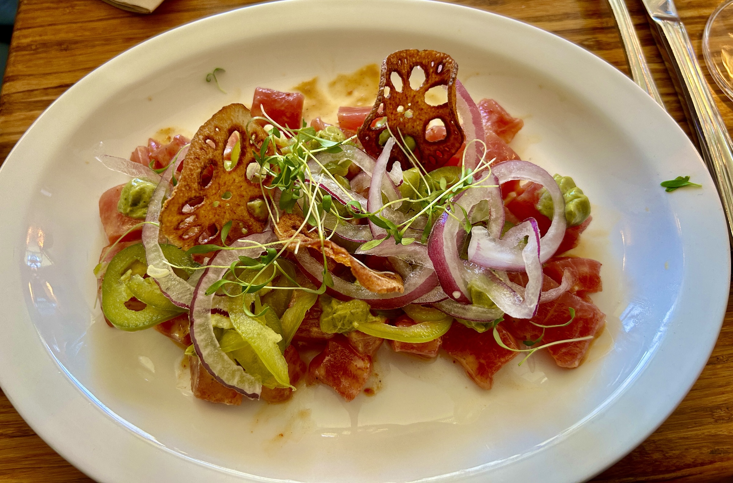 Ceviche, Arms Reach Bistro on Vancouver's North Shore