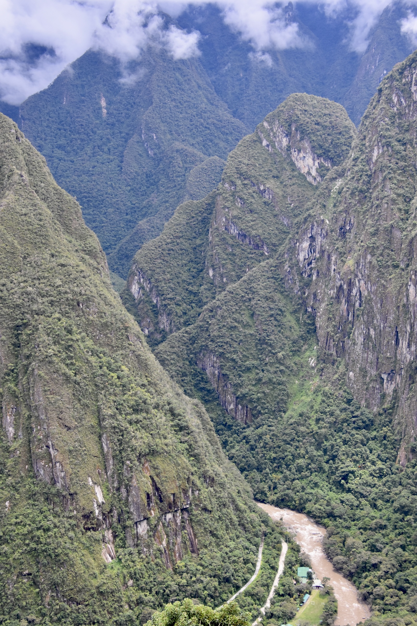 Urubamba River from Machu Picchu