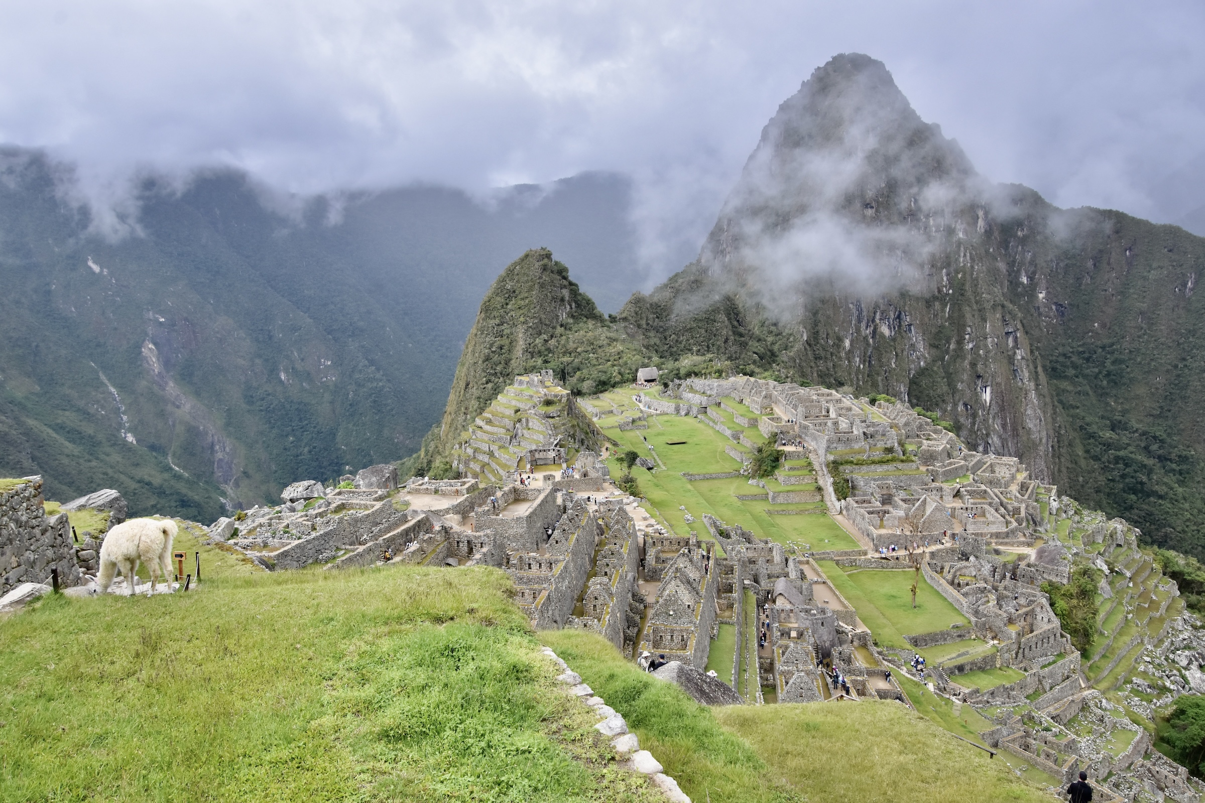 Initial View of Machu Picchu