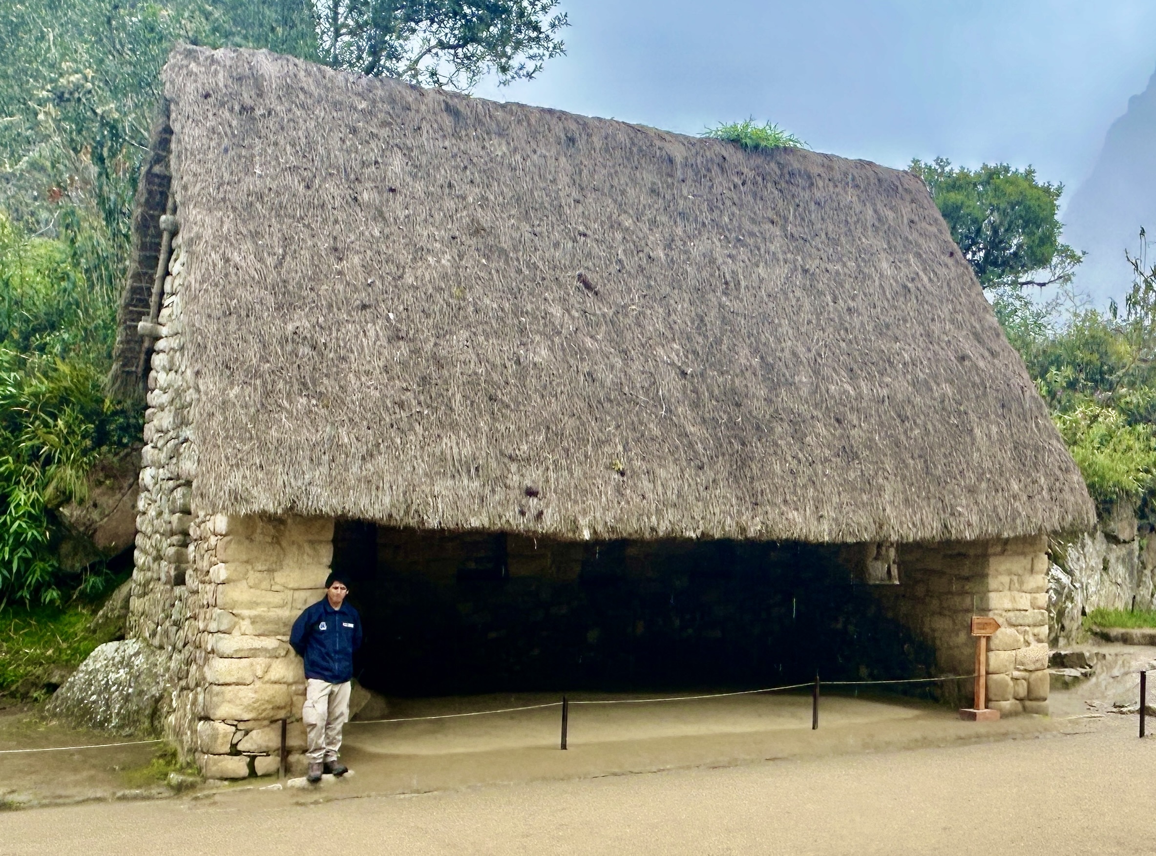 Restored House at Machu Picchu