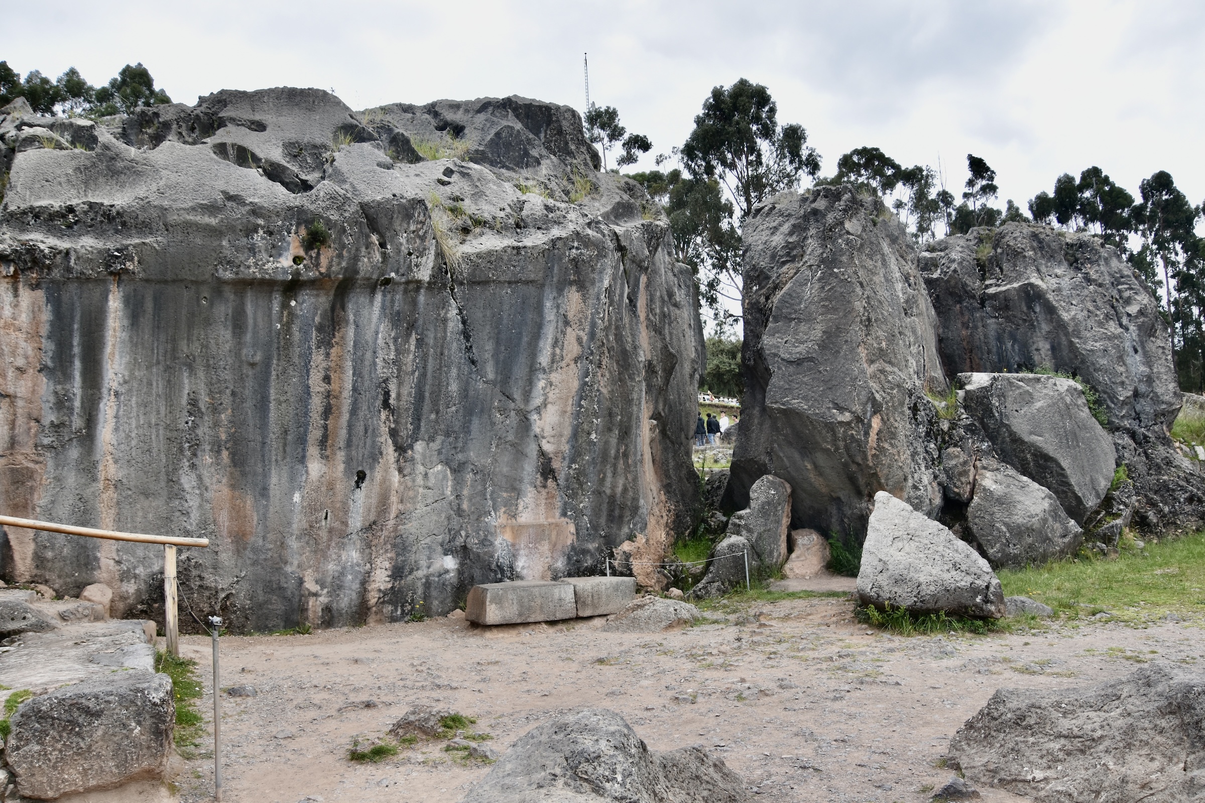 Sheer Carved Rock Face around Cusco