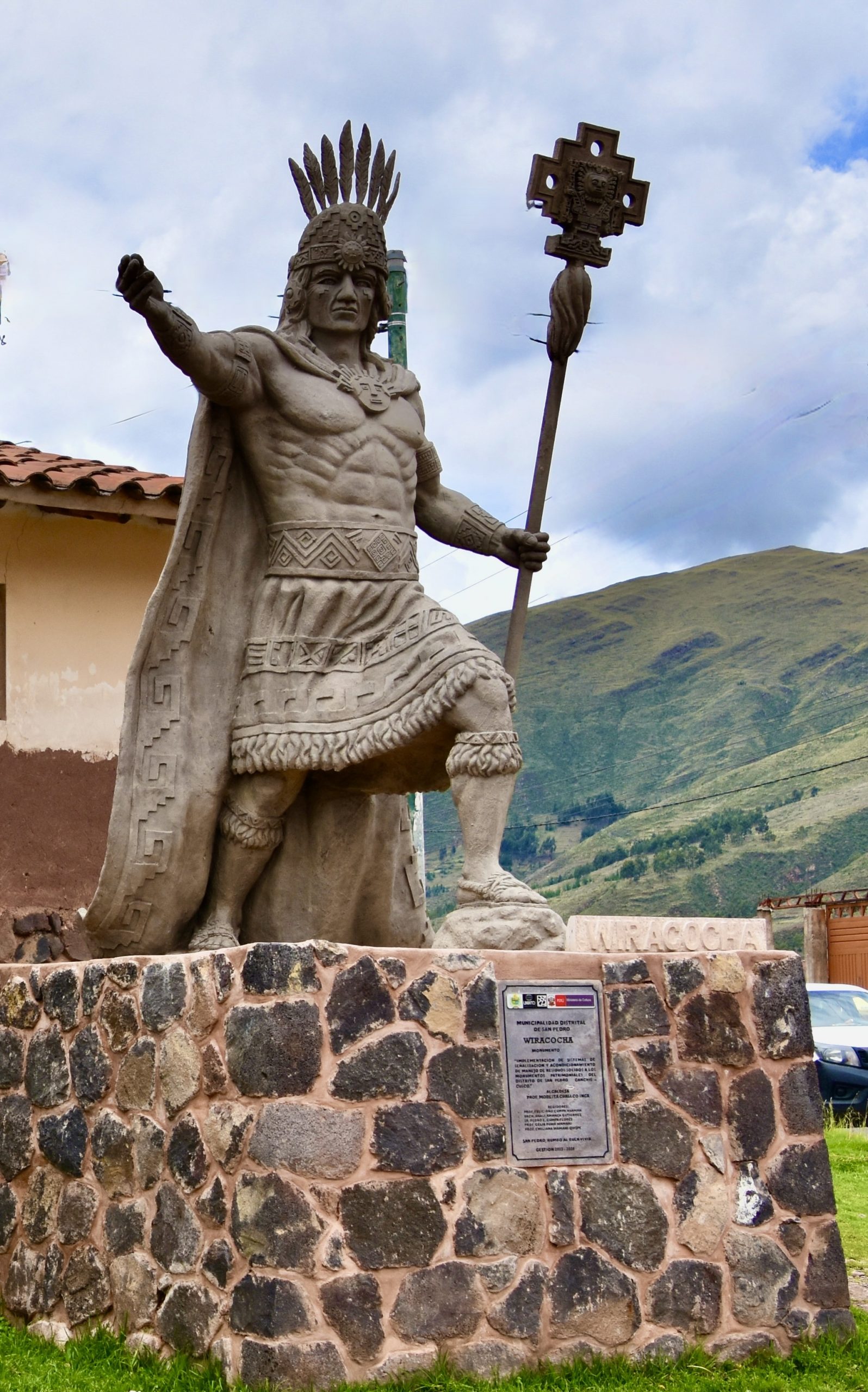 Wiracoccha at the Entrance to Raqchi