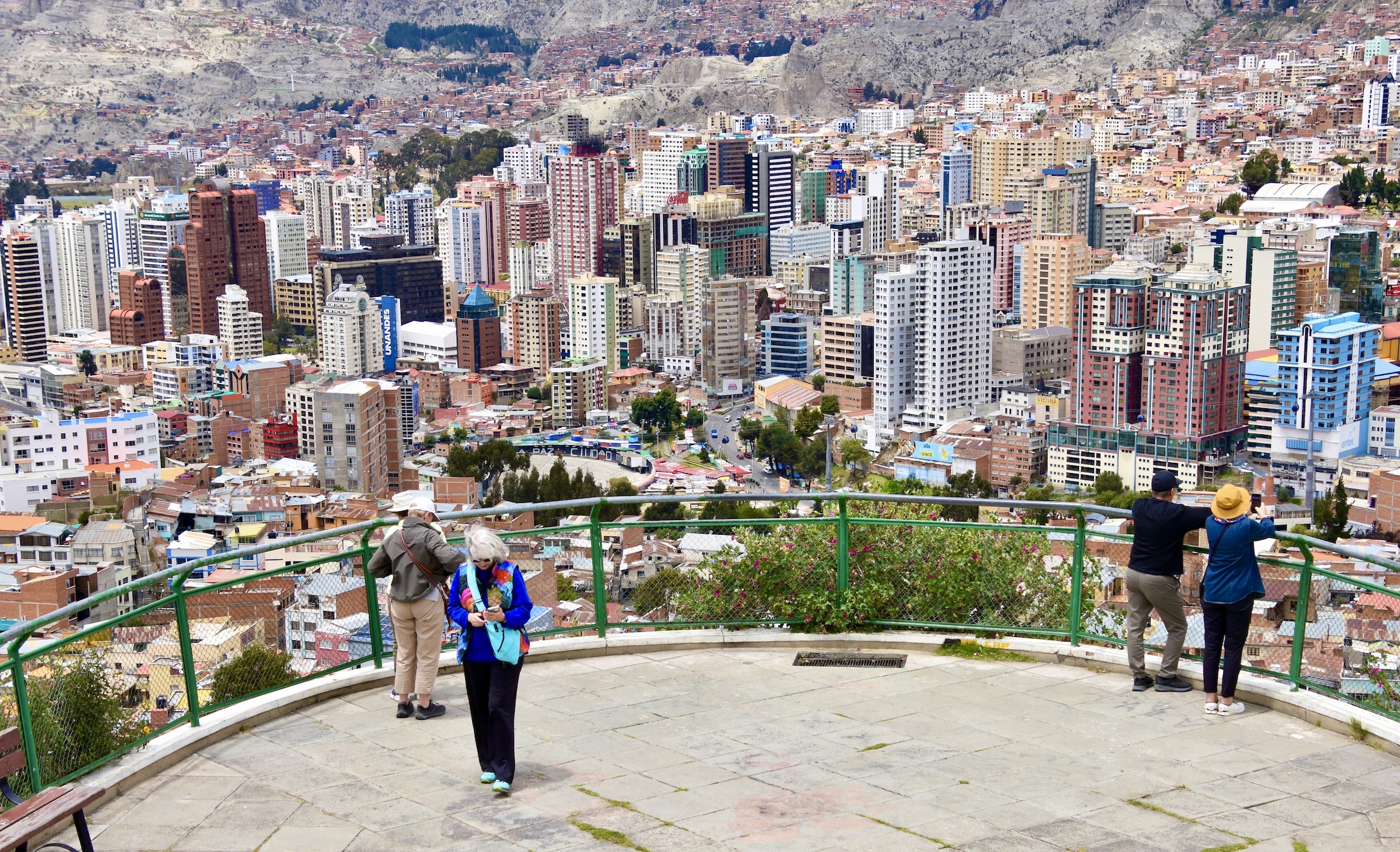 AA Group at the Killi Killi Mirador, La Paz