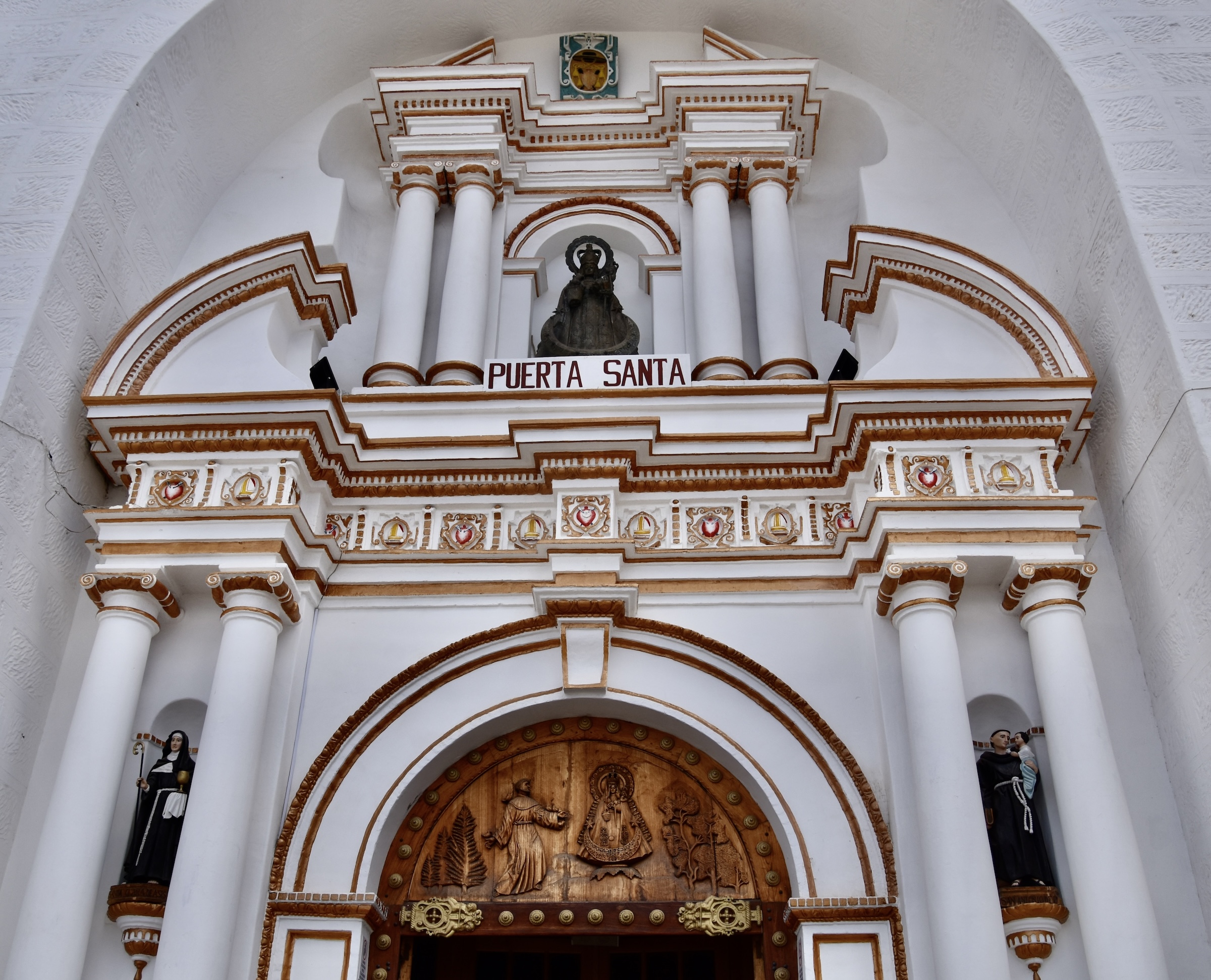 Entrance to the Copacabana Shrine