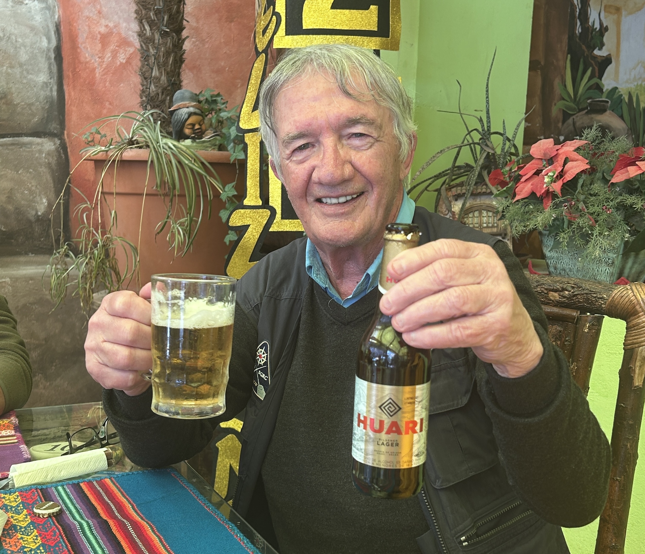 Huari, the Beer of Bolivia in Copacabana