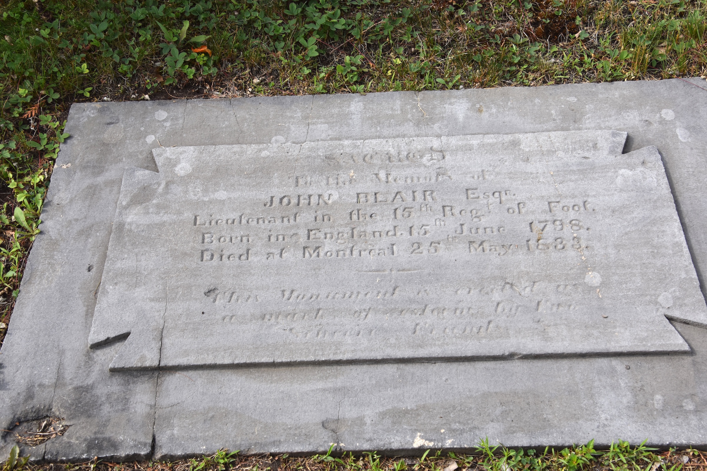 John Blair Esq., National Field of Honour