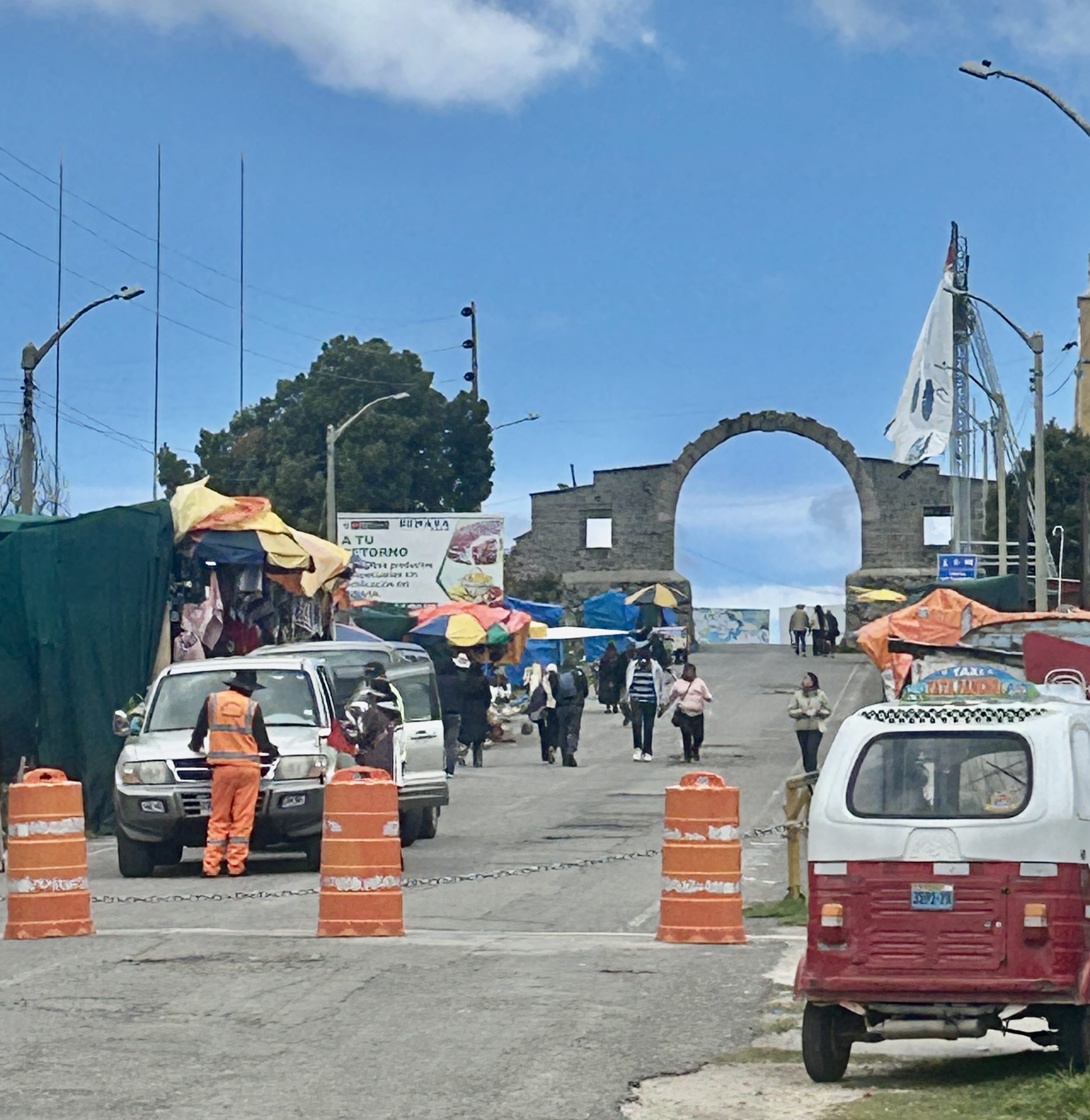 Peru/Bolivia Border near Copacabana