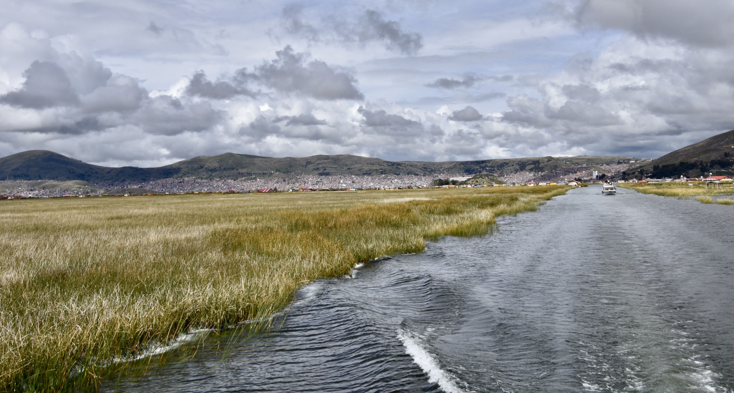 Through the Totora Reeds on Lake Titicaca