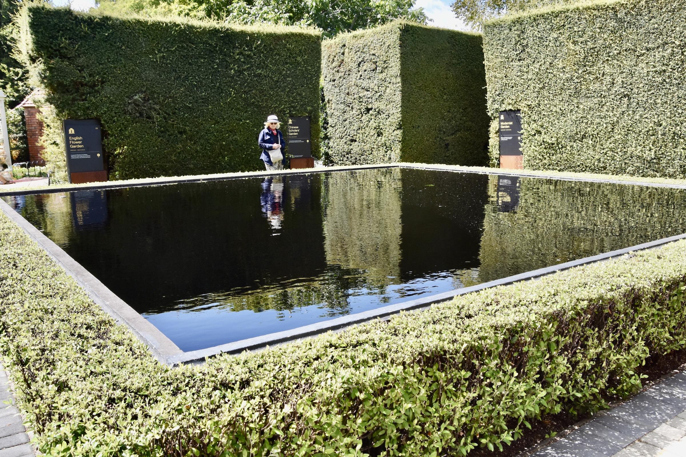 Alison in Cloud Court, Hamilton Gardens