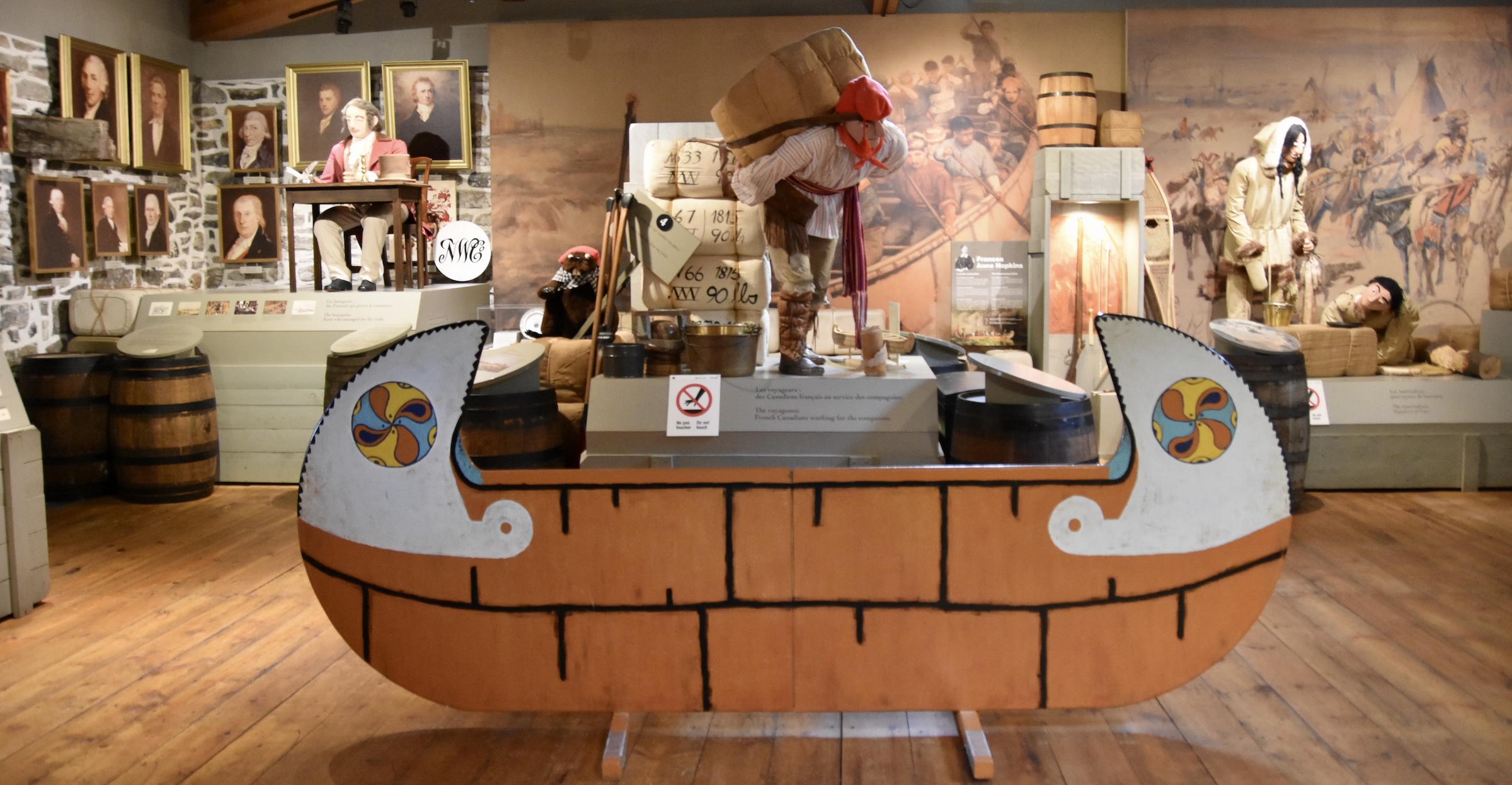 Voyageur Exhibit, Lachine Fur Trade NHS