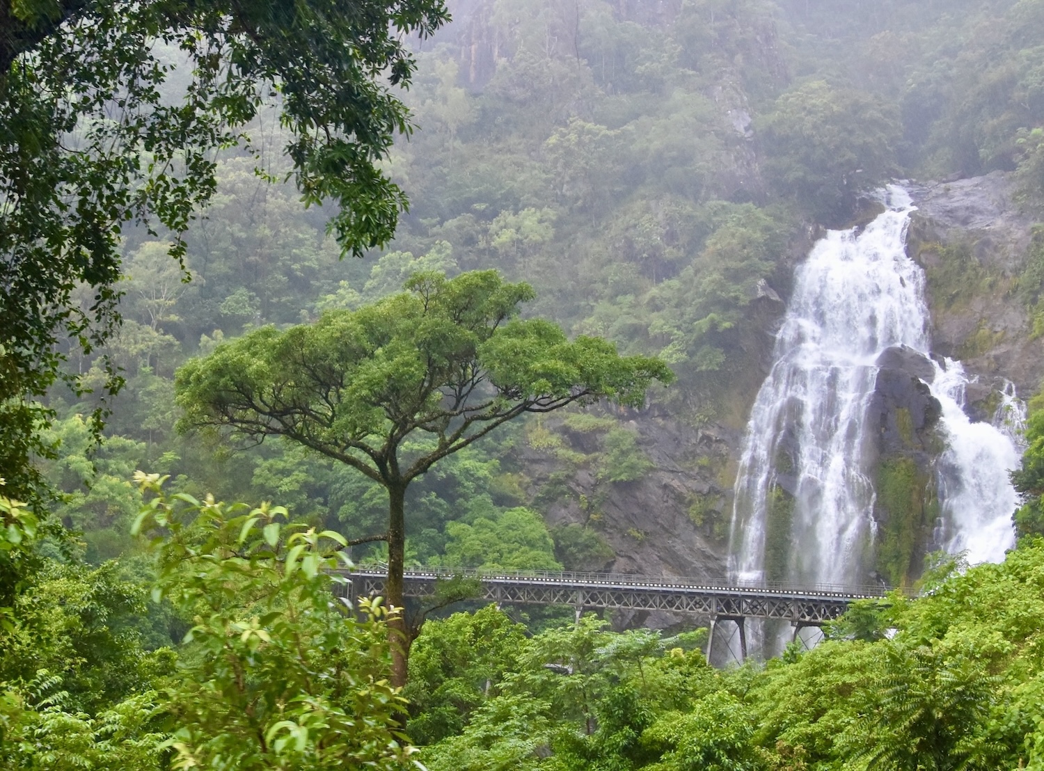 Stoney Creek Falls, Kuranda Railway